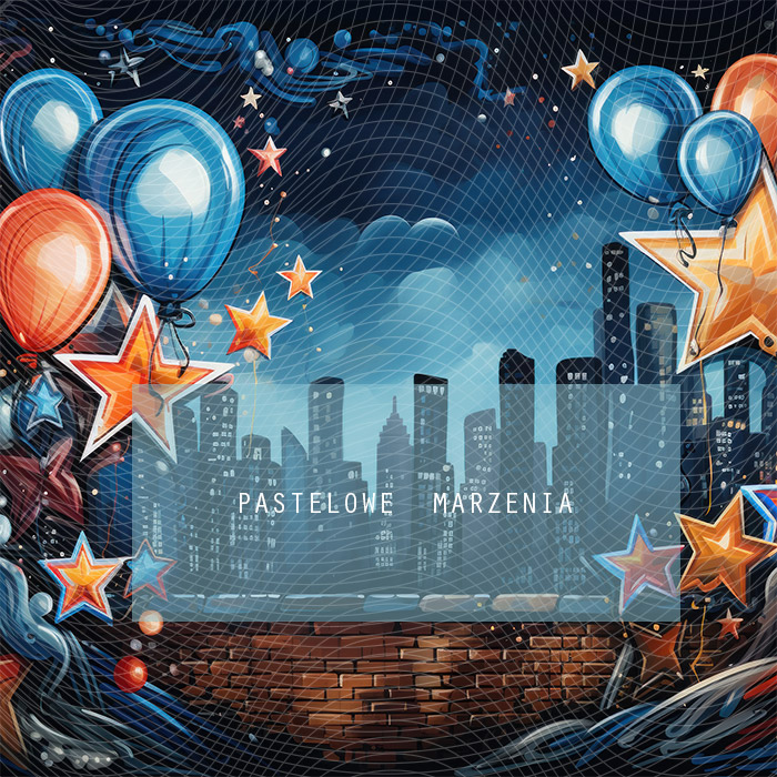 Fabric photographic backdrop from the Birthdays category, Frame 250x250 cm