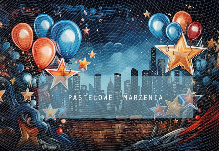 Fabric photographic backdrop from the Birthdays category, Frame 290x200 cm
