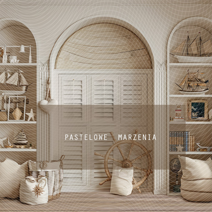 Fabric photographic backdrop from the Interiors category, Frame 250x250 cm