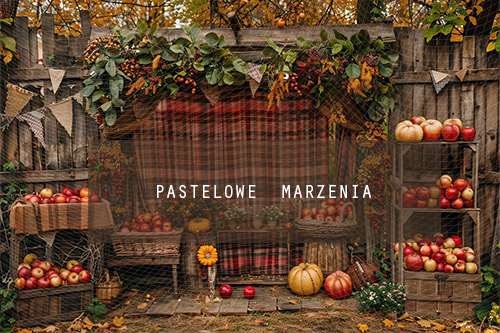 Fabric photographic backdrop from the Fall category, Frame 250x200 cm