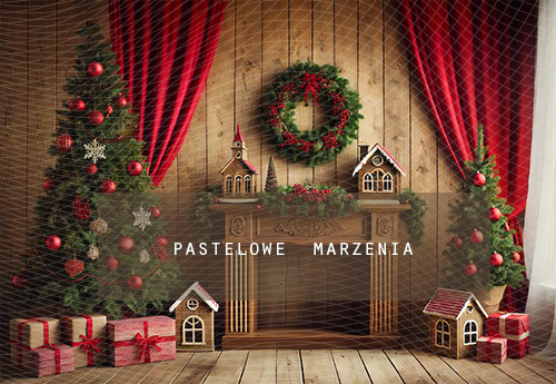 Fabric photographic backdrop from the Christmas category, Frame 290x200 cm