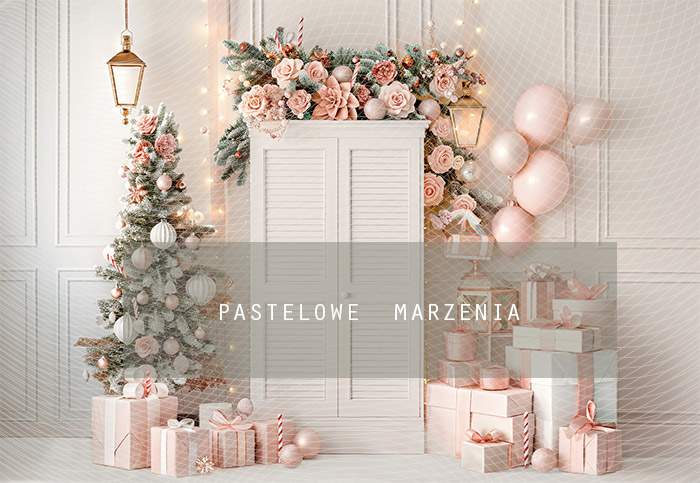 Fabric photographic backdrop from the Christmas category, Frame 290x200 cm