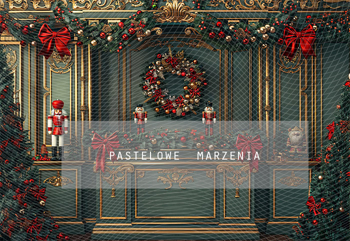 Fabric photographic backdrop from the Christmas category, Frame 290x200 cm