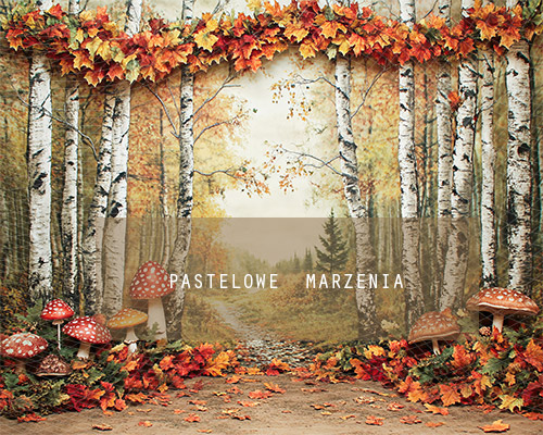 Fabric photographic backdrop from the Autumn category, Frame 250x200 cm