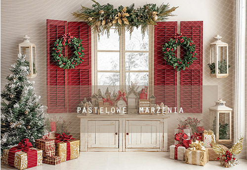 Fabric photographic backdrop from the Christmas category, Frame 290x200 cm