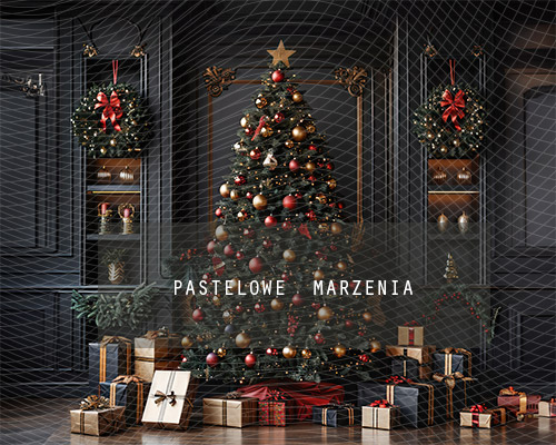 Fabric photographic backdrop from the Christmas category, Frame 250x200 cm