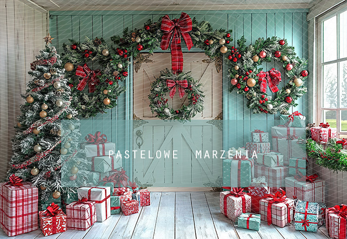 Fabric photographic backdrop from the Christmas category, Frame 290x200 cm