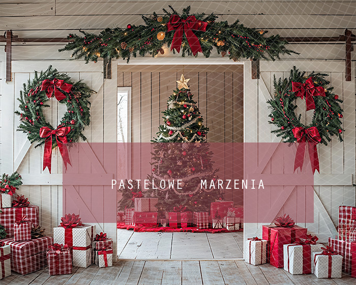 Fabric photographic backdrop from the Christmas category, Frame 250x200 cm