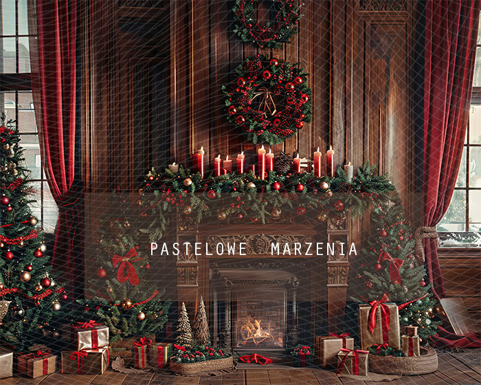 Fabric photographic backdrop from the Christmas category, Frame 250x200 cm