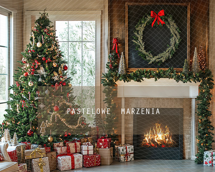 Fabric photographic backdrop from the Christmas category, Frame 250x200 cm