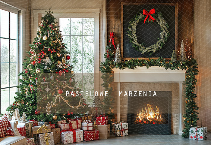 Fabric photographic backdrop from the Christmas category, Frame 290x200 cm