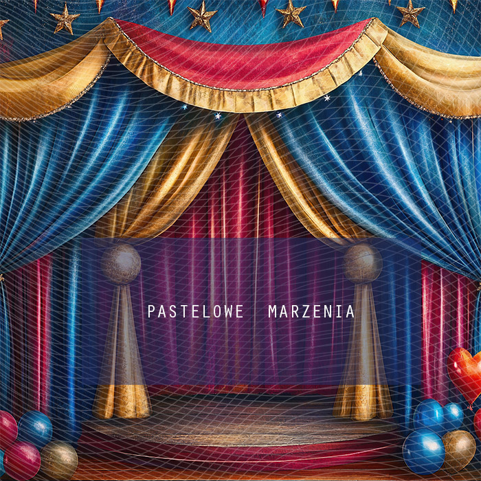 Fabric photographic backdrop from the Carnival category, Frame 250x250 cm