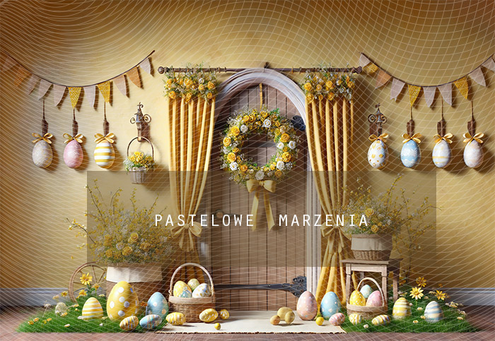 Fabric photographic backdrop from the Easter category, Frame 290x200 cm