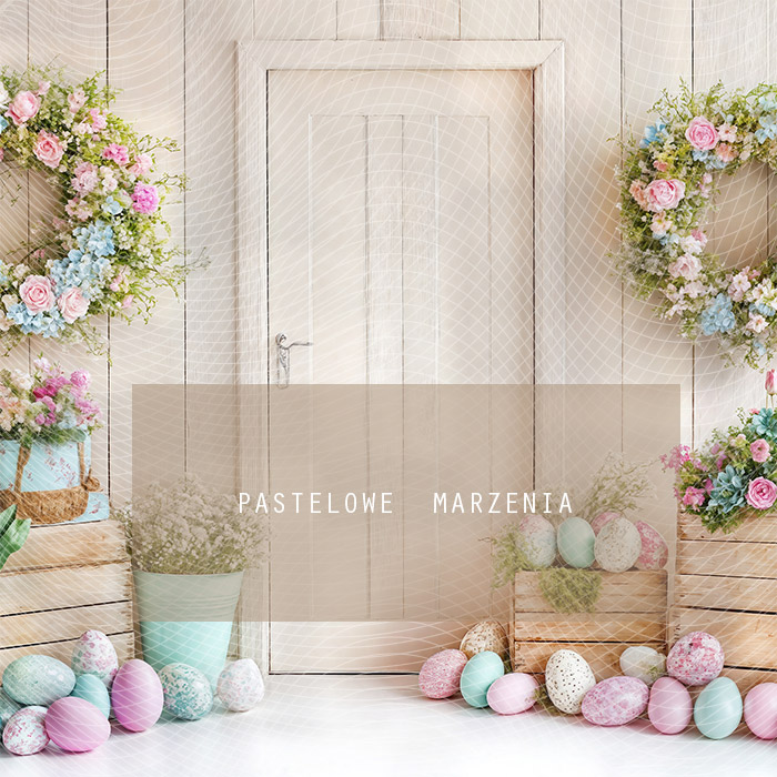 Fabric photographic backdrop from the Easter category, Frame 250x250 cm