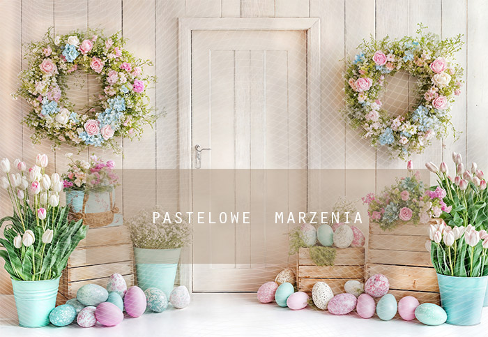 Fabric photographic backdrop from the Easter category, Frame 290x200 cm