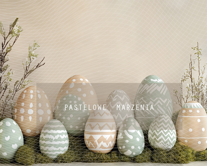 Fabric photographic backdrop from the Easter category, Frame 250x200 cm