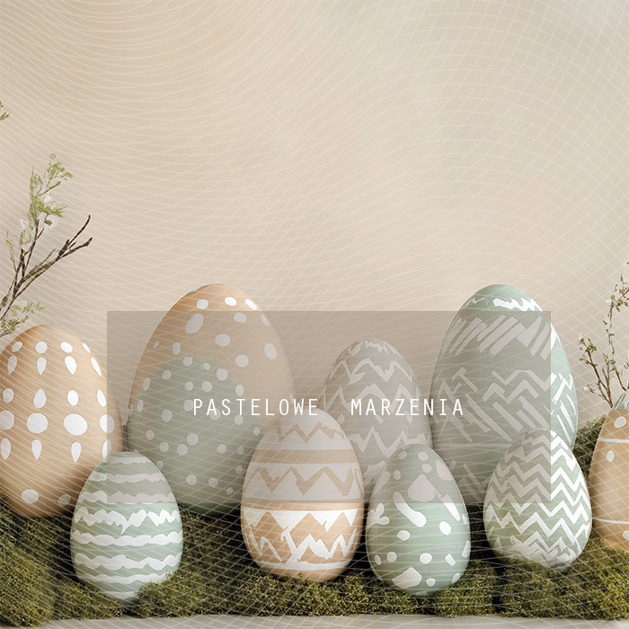 Fabric photographic backdrop from the Easter category, Frame 250x250 cm