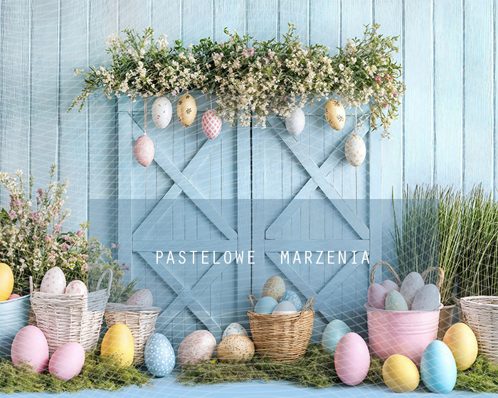 Fabric photographic backdrop from the Easter category, Frame 250x200 cm