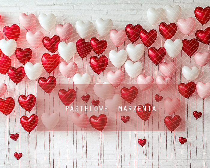 Fabric photographic backdrop from the Valentine's Day category, Frame 250x200 cm