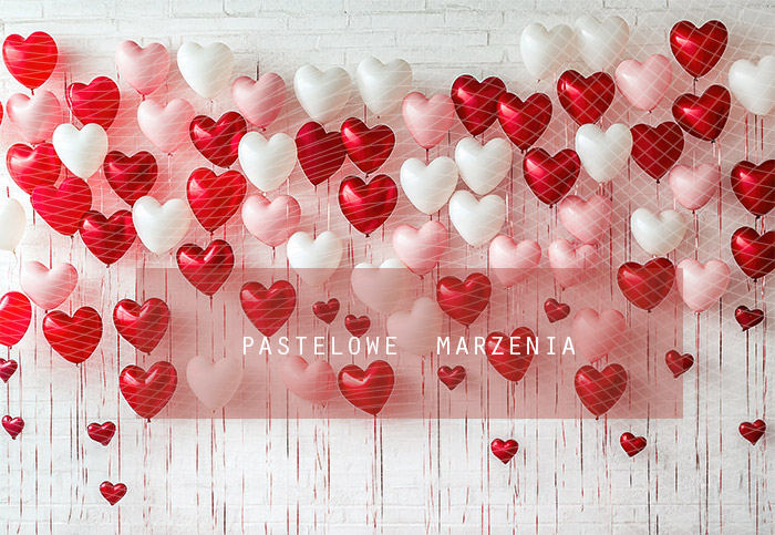 Fabric photographic backdrop from the Valentine's Day category, Frame 290x200 cm