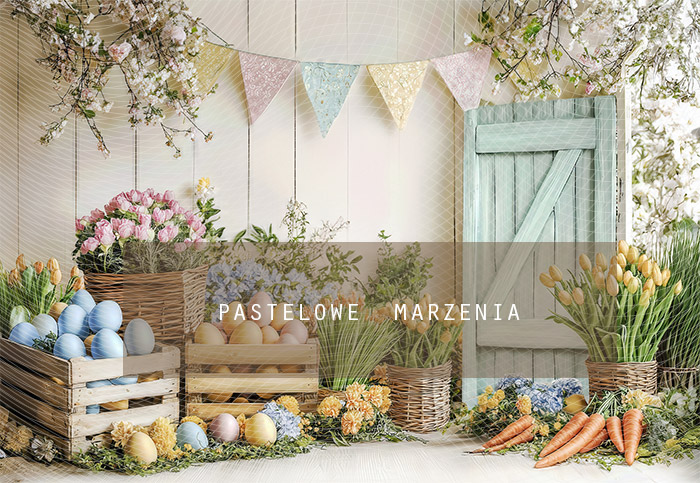 Fabric photographic backdrop from the Easter category, Frame 290x200 cm