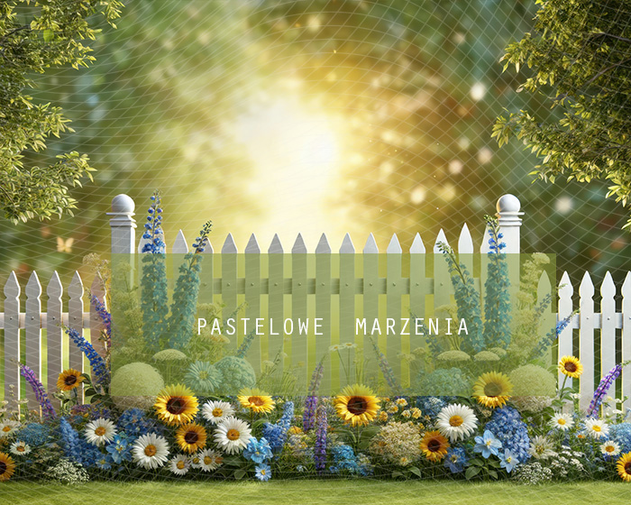 Fabric photographic backdrop from the Spring category, Frame 250x200 cm
