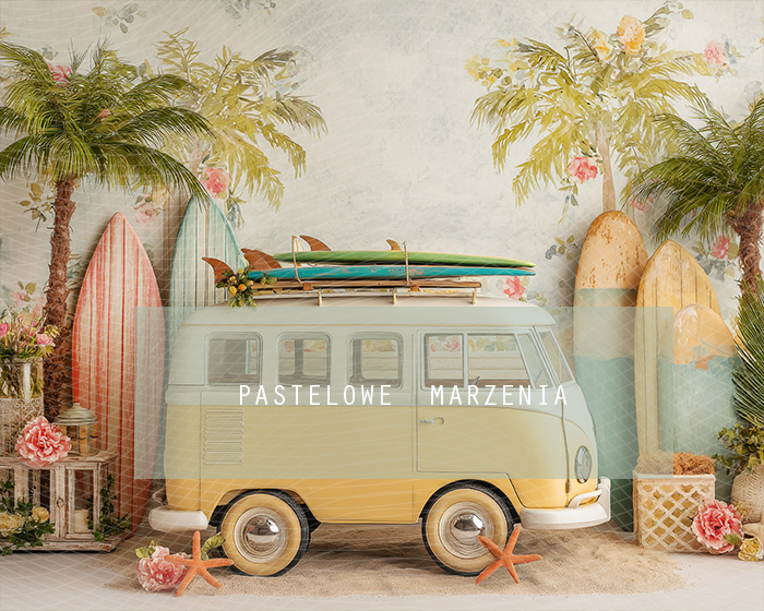 Fabric photographic backdrop from the Summer category, Frame 250x200 cm