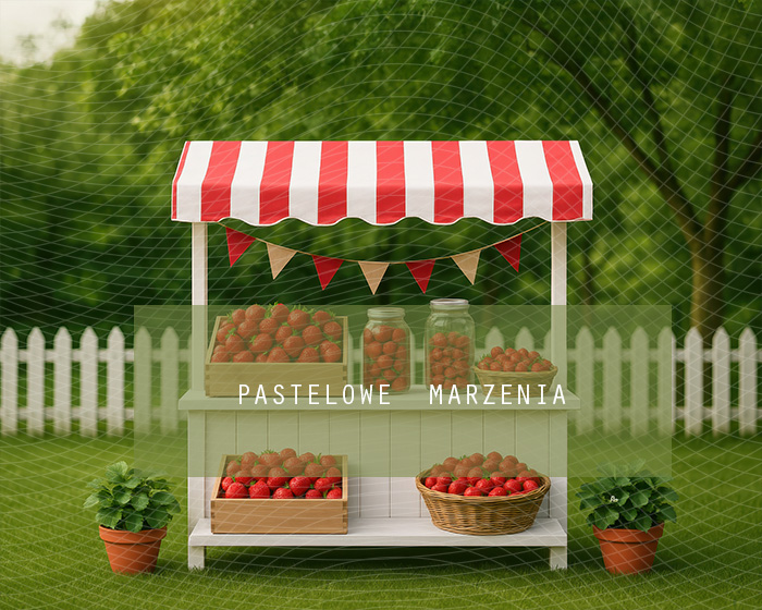 Fabric photographic backdrop from the Spring category, Frame 250x200 cm