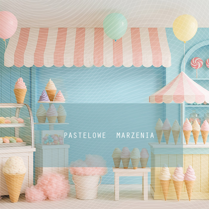 Fabric photographic backdrop from the Summer category, Frame 250x250 cm