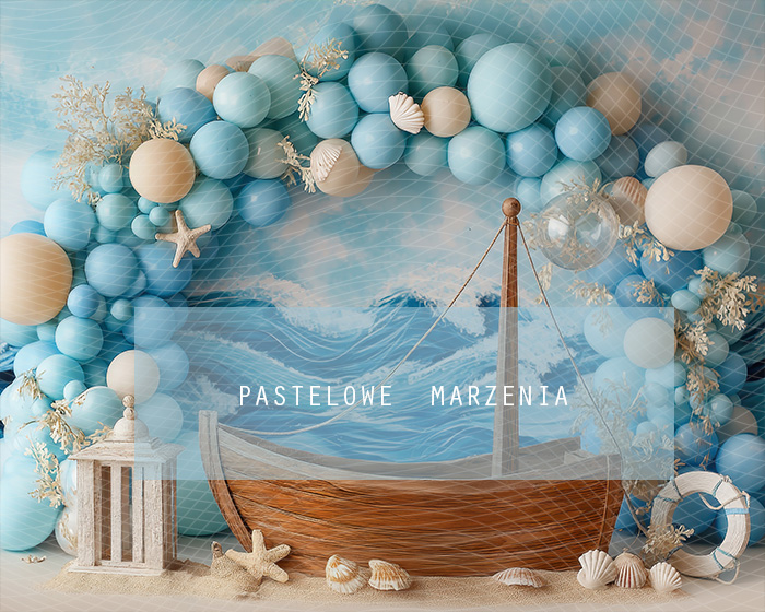 Fabric photographic backdrop from the Summer category, Frame 250x200 cm