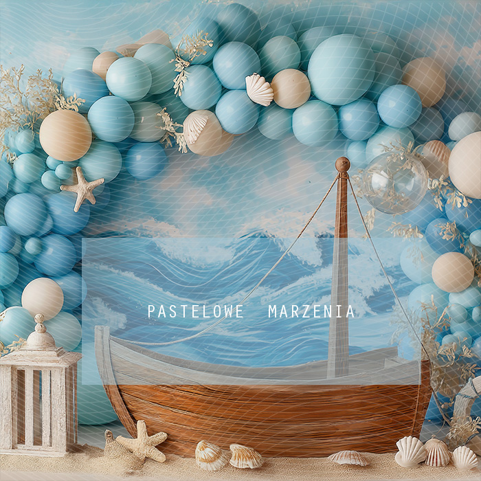 Fabric photographic backdrop from the Summer category, Frame 250x250 cm