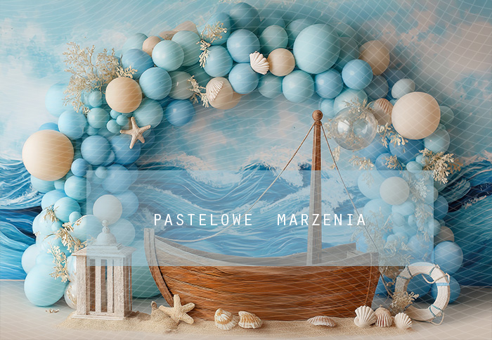 Fabric photographic backdrop from the Summer category, Frame 290x200 cm