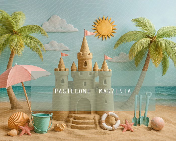Fabric photographic backdrop from the Summer category, Frame 250x200 cm
