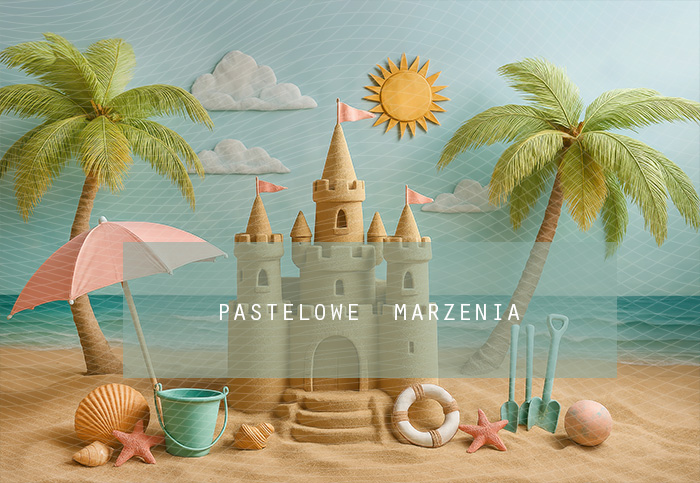 Fabric photographic backdrop from the Summer category, Frame 290x200 cm