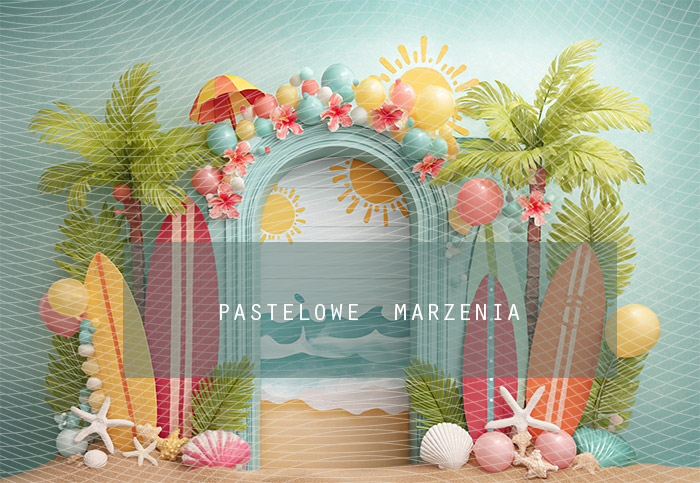 Fabric photographic backdrop from the Summer category, Frame 290x200 cm