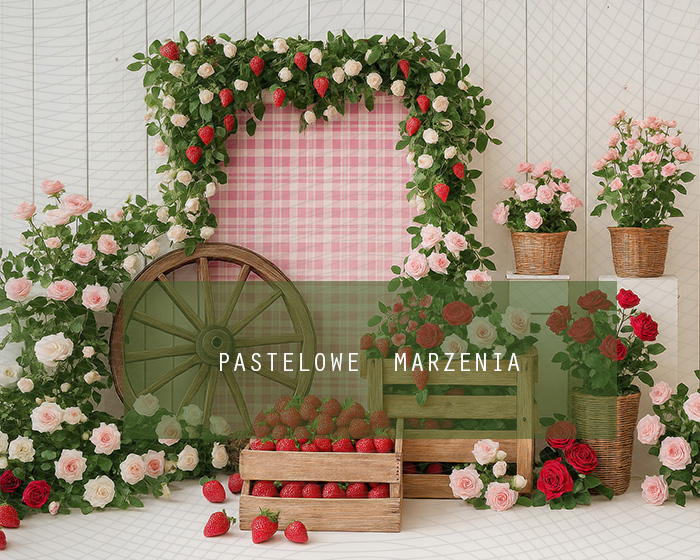 Fabric photographic backdrop from the Fruits category, Frame 250x200 cm