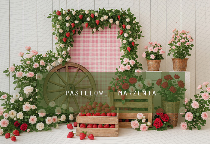Fabric photographic backdrop from the Fruits category, Frame 290x200 cm