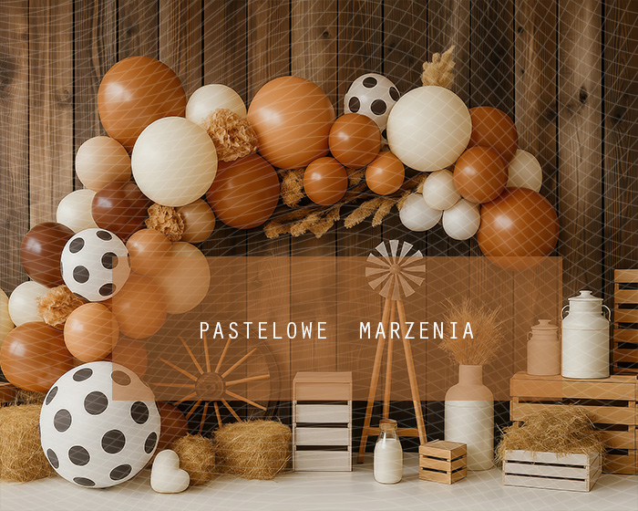 Fabric photographic backdrop from the Birthdays category, Frame 250x200 cm