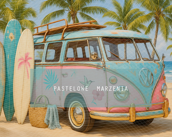 Fabric photographic backdrop from the Summer category, Frame 250x200 cm