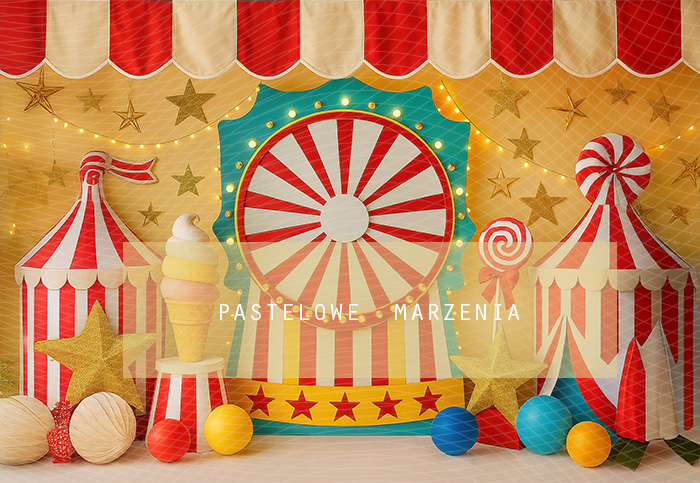 Fabric photographic backdrop from the Birthdays category, Frame 290x200 cm