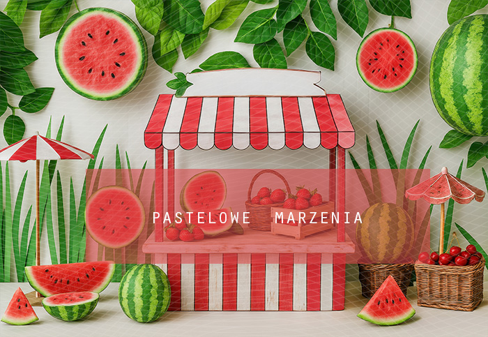 Fabric photographic backdrop from the Fruits category, Frame 290x200 cm