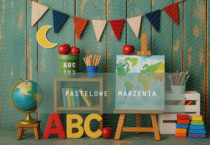Fabric photographic backdrop from the School category, Frame 290x200 cm