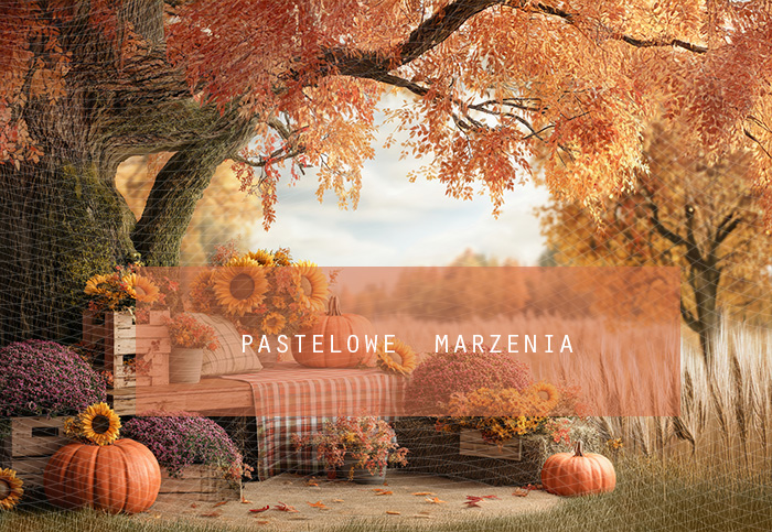 Fabric photographic backdrop from the Autumn category, Frame 290x200 cm