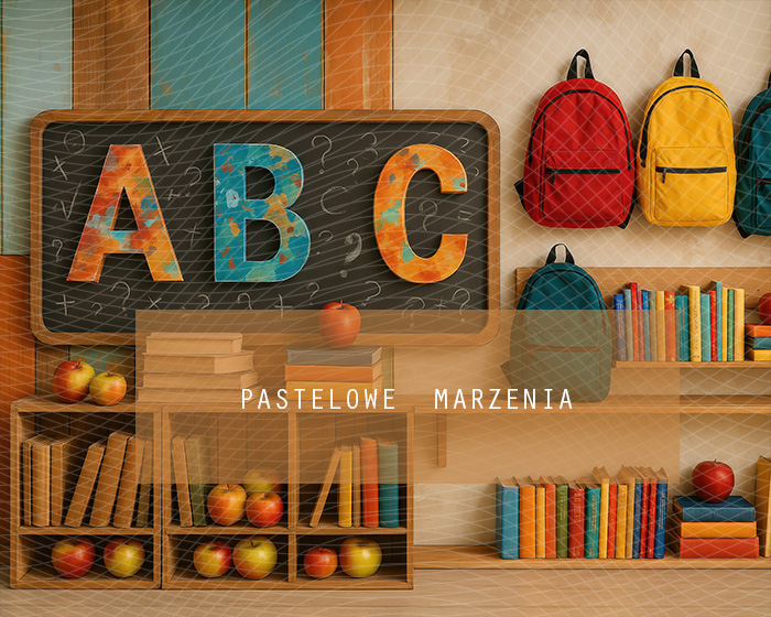 Fabric photographic backdrop from the School category, Frame 250x200 cm