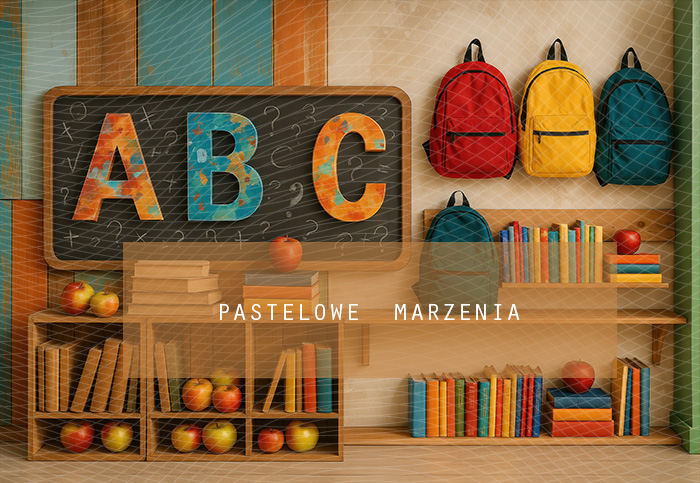 Fabric photographic backdrop from the School category, Frame 290x200 cm