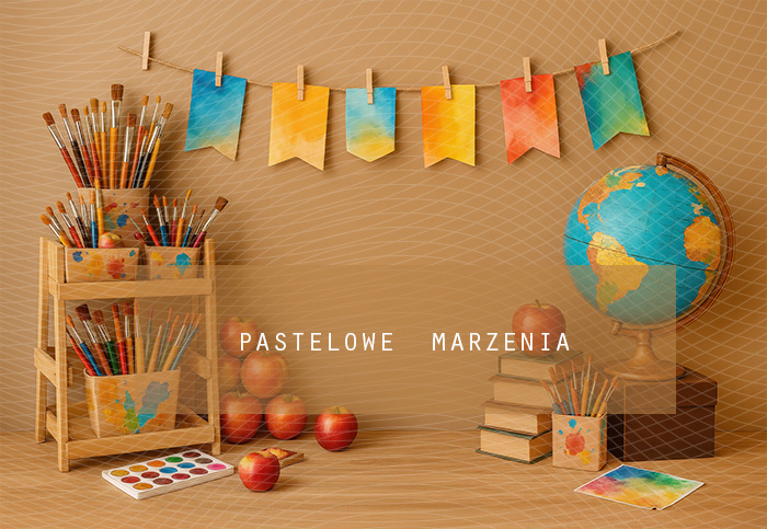 Fabric photographic backdrop from the School category, Frame 290x200 cm