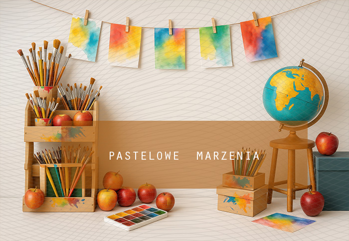 Fabric photographic backdrop from the School category, Frame 290x200 cm