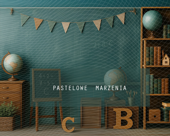 Fabric photographic backdrop from the School category, Frame 250x200 cm