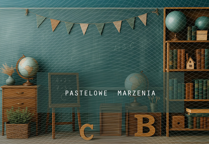 Fabric photographic backdrop from the School category, Frame 290x200 cm