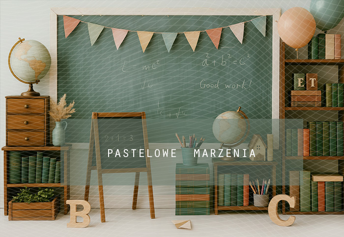 Fabric photographic backdrop from the School category, Frame 290x200 cm
